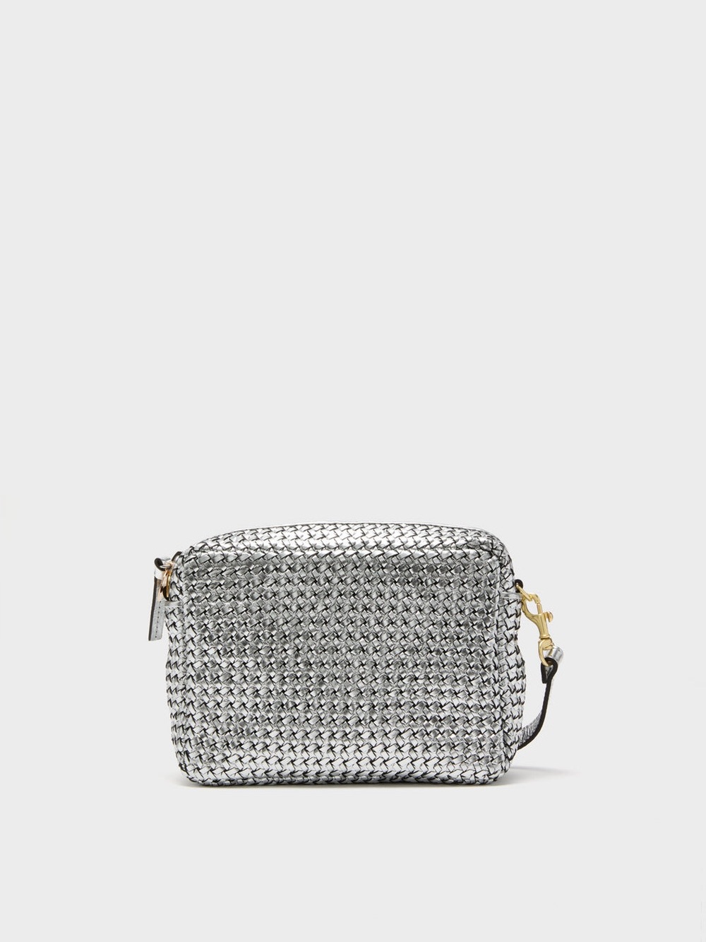 Clare V Silver Woven Etoile Midi Sac NWT